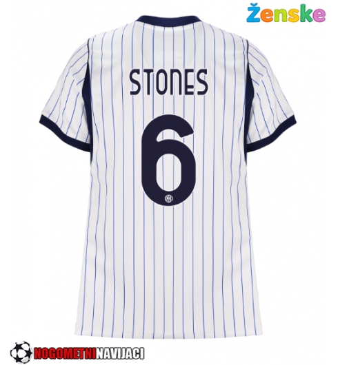 Ženske Nogometnih dresov Inter Milan John Stones #6 Gostujoči 2026-27 Kratki rokavi Ženske Nogometnih dresov Inter Milan John Stones #6 Gostujoči 2026-27 Kratki rokavi
